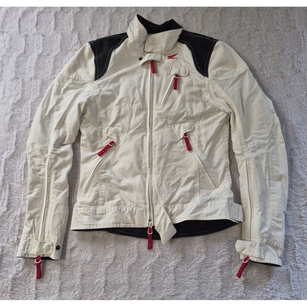 Vintage Honda x Shinichiro Arakawa Racing Motorcycle Jacket Womens Size XS White